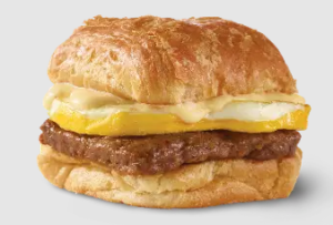 Sausage, Egg & Swiss Croissant